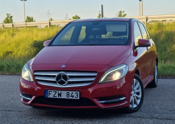 Mercedes-Benz Klasa B cena 35900 przebieg: 279821, rok produkcji 2013 z Orzesze małe 326